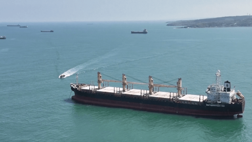 Aerial view of the Black Sea